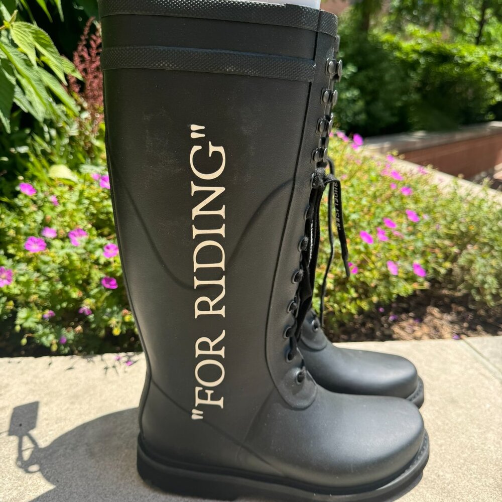 Off White “for riding” rain boots - Size 39